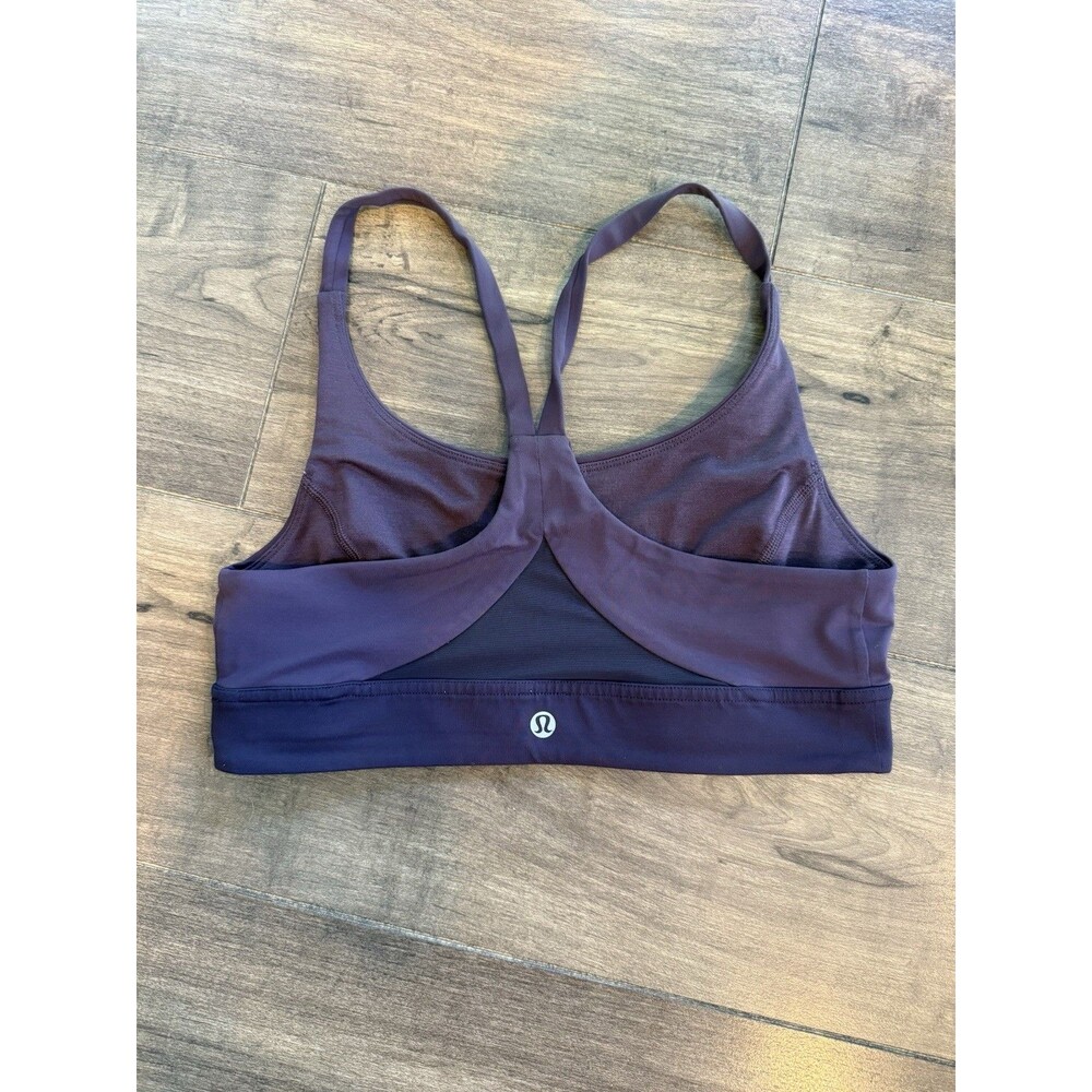 Lululemon Train Times Women's Bra Size 8 Breeze Plum